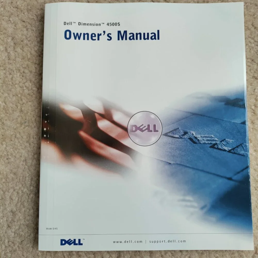 Dell Dimension 4500s Owners Manual, Box and Sealed Disks. EUC